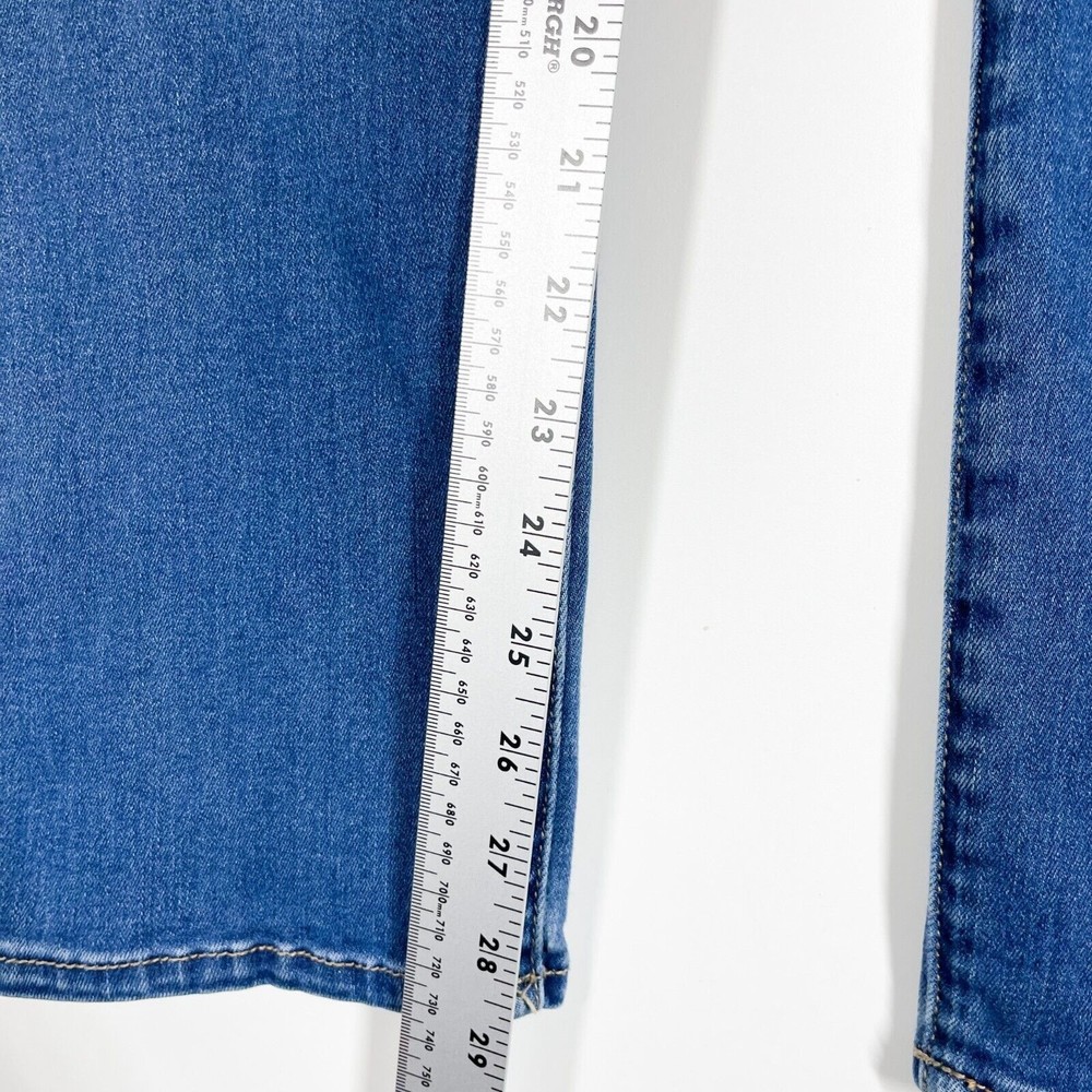 American Eagle Curvy Hi-Rise Skinny Fit Jeans Women's Blue Stretch Denim Size 16 - Picture 4 of 8